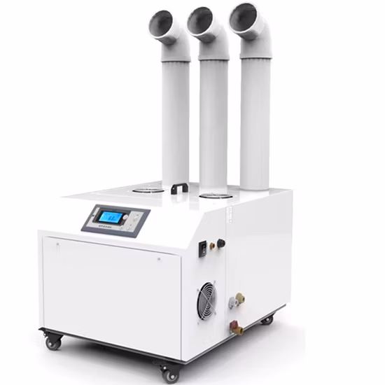 China Factory Hot Sell Big Capacity 48L/Hr Ultrasonic Industrial Humidifier Equipment Fog Sprayer Atomizer Fogging Diffuser Mist Maker Fogging Machine